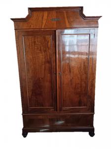 Elegant walnut wardrobe